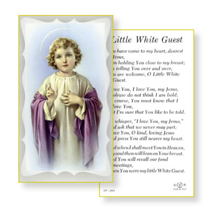 Little White Guest-Communion Holy Card - 100 Pack