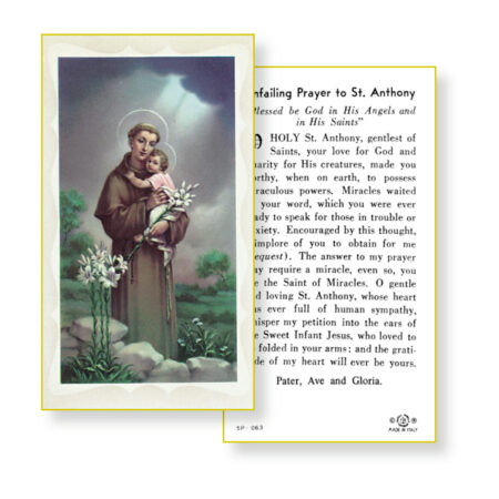 Saint Anthony Holy Card - 100 Pack