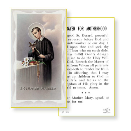 Saint Gerard Majella Holy Card - 100 Pack