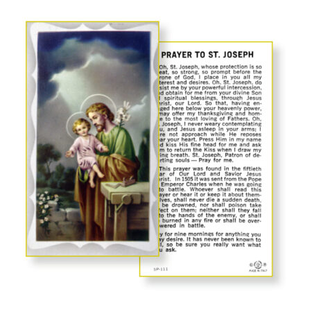 Saint Joseph Holy Card - 100 Pack