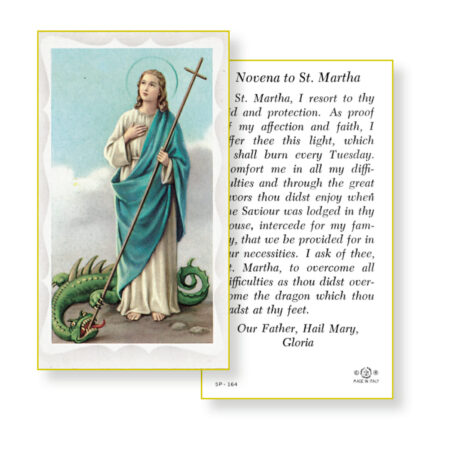 Saint Martha Holy Card - 100 Pack