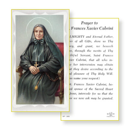 Saint Frances Xavier Cabrini Holy Card - 100 Pack