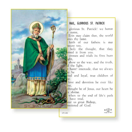Saint Patrick Holy Card - 100 Pack