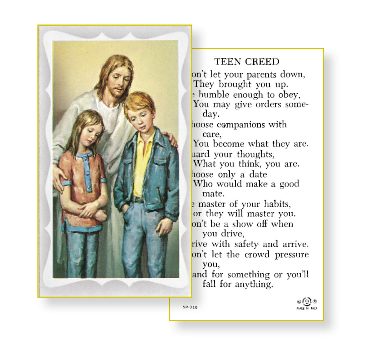 Christ the Comforter Holy Card - 100 Pack - Buy Religious Catholic Store