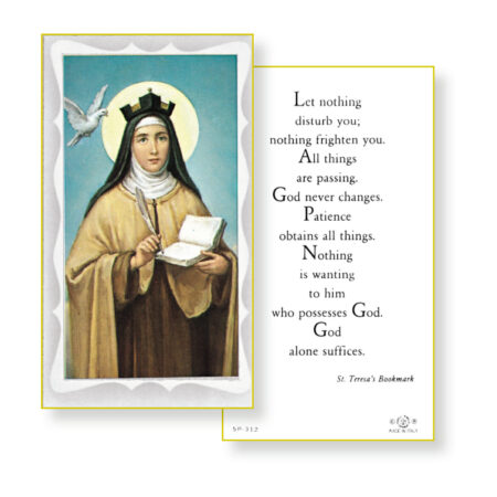 Saint Teresa of Avila Holy Card - 100 Pack