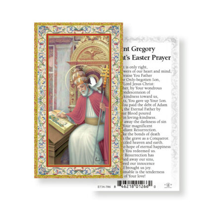 Risen Christ Easter Gold-Stamped Holy Card - 100 Pack