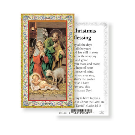 A Christmas Blessing Holy Card - 100 Pack