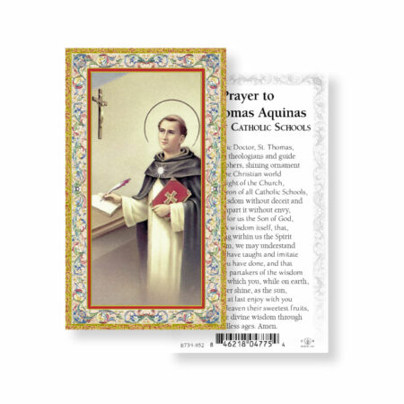 Saint Thomas Gold-Stamped Holy Card - 100 Pack