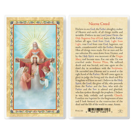 Nicene Creed Gold-Stamped Laminated Holy Card - 25 Pack