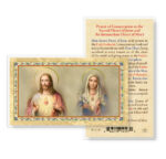 Prayer of Consecration Gold-Stamped Laminated Holy Card - 25 Pack