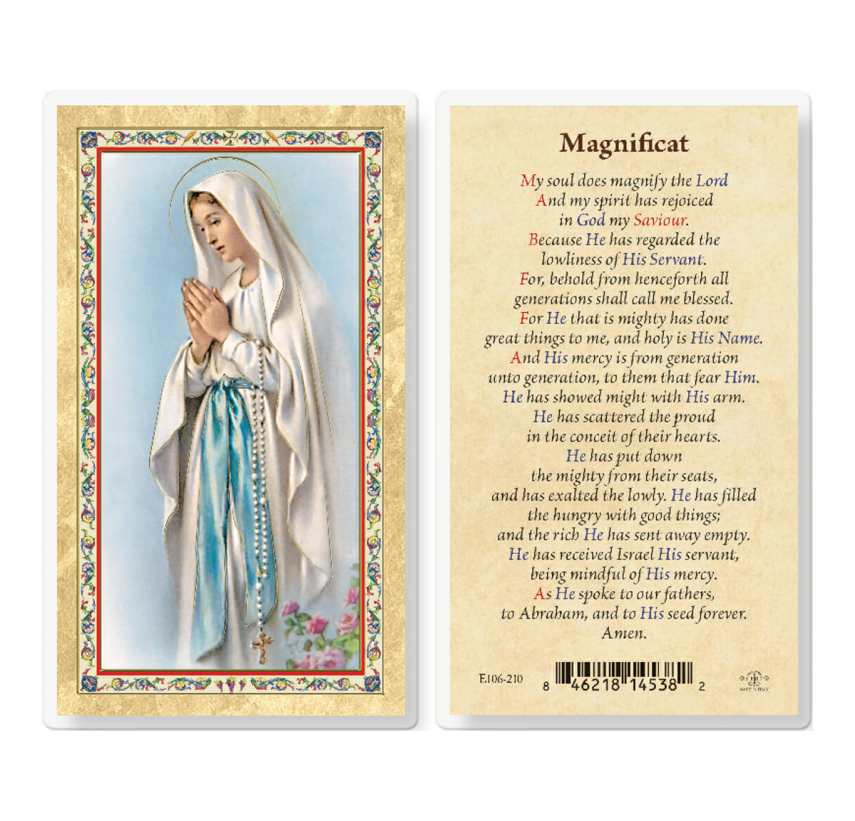 Saint Gerard-Prayer for Motherhood Holy Card - 50 Pack - Buy Religious ...