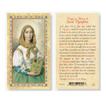 Prayer in Honor of St. Dymphna Patron Saint of Mental Health - 25 Pack