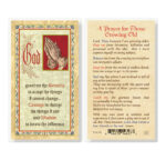 Prayer for Those Growing Old Gold-Stamped Laminated Holy Card - 25 Pack