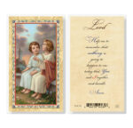 Lord Help Me to Remember Gold-Stamped Laminated Holy Card - 25 Pack