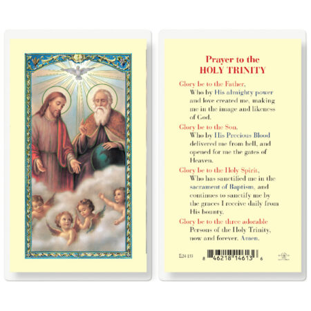Holy Trinity Laminated Holy Card - 25 Pack
