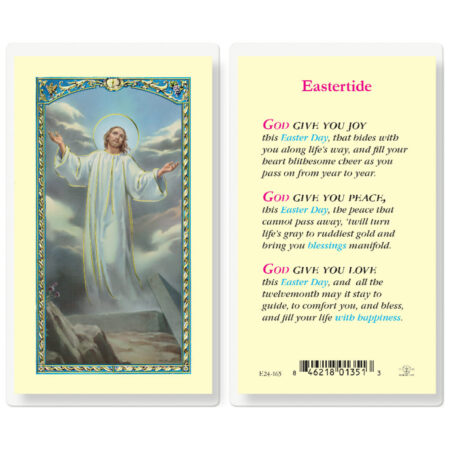 Eastertide Laminated Holy Card - 25 Pack