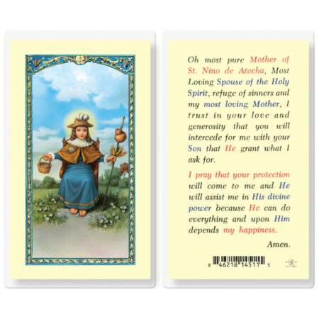 Saint Nino of Atocha Laminated Holy Card - 25 Pack