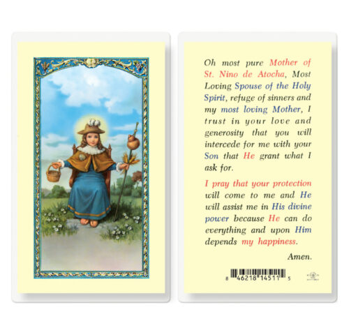 Saint Nino of Atocha Laminated Holy Card - 25 Pack