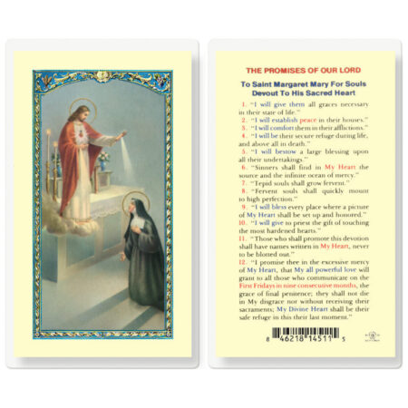 Promises of Our Lord Laminated Holy Card - 25 Pack