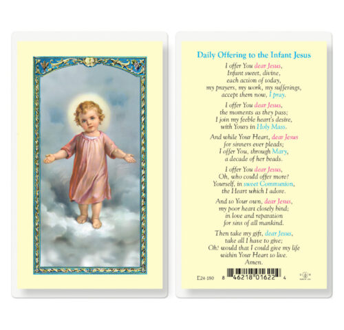 Infant Jesus Daily Offering - 25 Pack