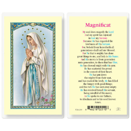 Magnificat Laminated Holy Card - 25 Pack