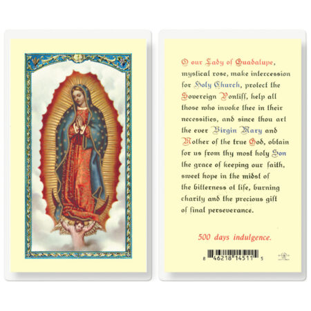 Our Lady of Guadalupe Laminated Holy Card - 25 Pack
