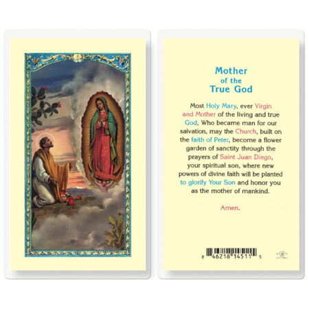 Mother of True God Laminated Holy Card - 25 Pack