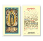 Helpless Unborn Laminated Holy Card - 25 Pack