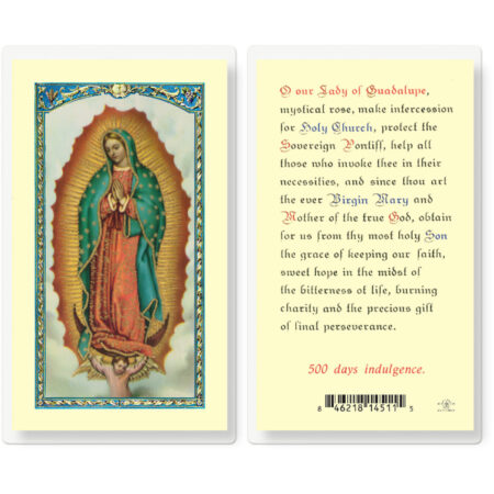 Our Lady of Guadalupe Laminated Holy Card - 25 Pack