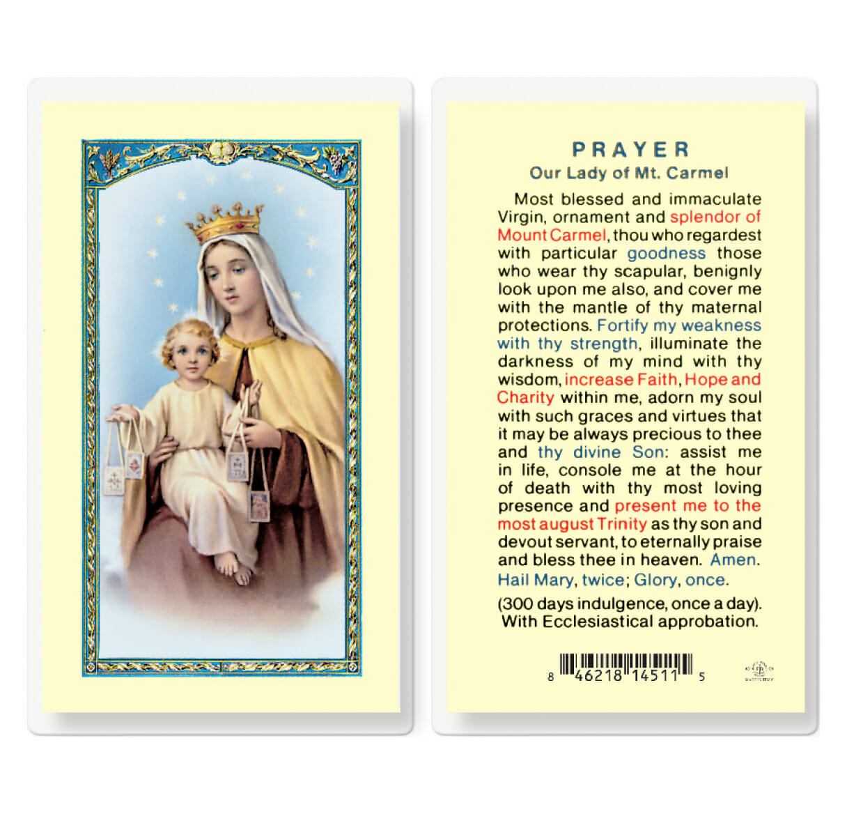 Angelus Holy Card pack 25