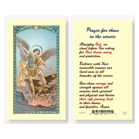 Those in the Service Laminated Holy Card - 25 Pack