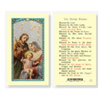 The Divine Praises Laminated Holy Card - 25 Pack