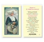 Saint Catherine Laboure Laminated Holy Card - 25 Pack