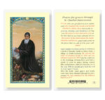 Saint Charbel Laminated Holy Card - 25 Pack