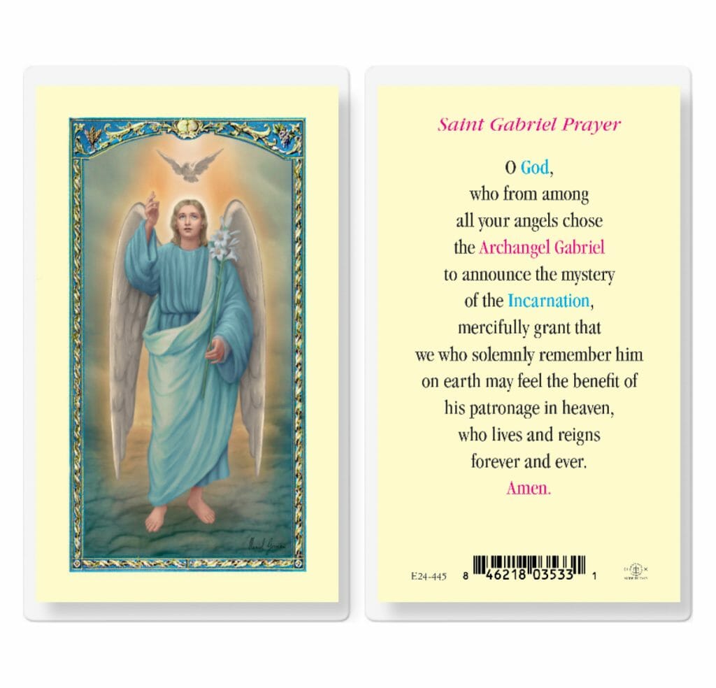 Saint Lucy Laminated Holy Card - 25 Pack - Buy Religious Catholic Store