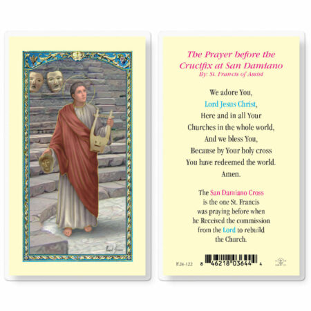 Saint Genesius Laminated Holy Card - 25 Pack