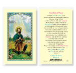 Saint Isidore Farmer Laminated Holy Card - 25 Pack
