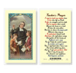 Teacher's Prayer Laminated Holy Card - 25 Pack