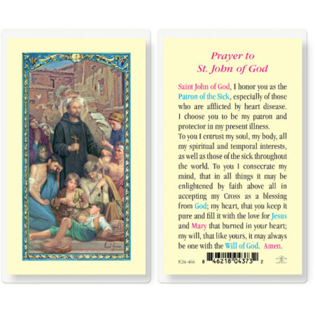 Saint John of God Prayer Card - 25 Pack