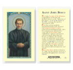 Saint John Bosco Laminated Holy Card - 25 Pack