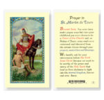 Saint Martin of Tours Laminated Holy Card - 25 Pack