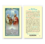 Saints Peter and Paul Laminated Holy Card - 25 Pack