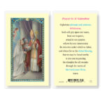 Saint Valentine Laminated Holy Card - 25 Pack