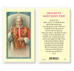 Saint John XXIII Laminated Holy Card - 25 Pack