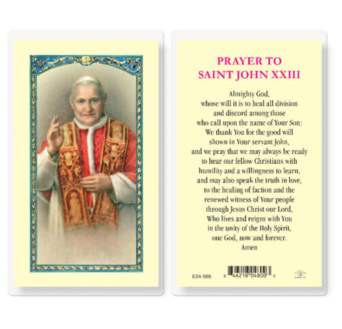 Saint John XXIII Laminated Holy Card - 25 Pack