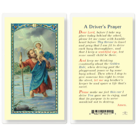 Saint Christopher Drivers Prayer - 25 Pack
