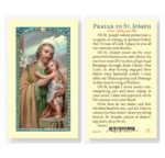 Saint Joseph Over 1900 Years Old Laminated Holy Card - 25 Pack