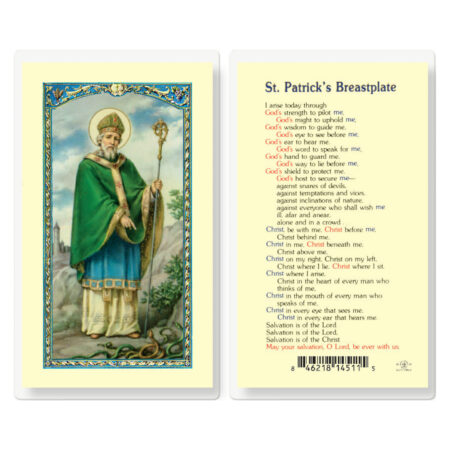 Saint Patrick's Breastplate Laminated Holy Card - 25 Pack