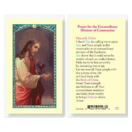 Minister Prayer Laminated Holy Card - 25 Pack