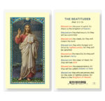 The Beatitudes Laminated Holy Card - 25 Pack